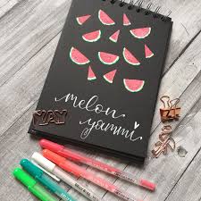 Pin By Cornlandart On Handlettering Kalligraphie Inspiration Book Cover Melon Art
