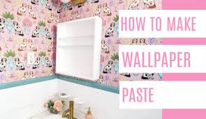 Wallpaper paste to deal with peeling or damaged bits. How To Make Wallpaper Paste At Home With Ashley