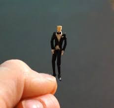 Made To Order Handmade Miniature Man Doll In A Black Suit Hair And Skin Color Options Available Handmade Miniatures Unique Jewelry Mens Bracelet