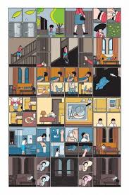 Each is a nuclear story, speaking a thousand words with only a few. Illustration Building Single Print By Chris Ware Griffioen Grafiek Chris Ware Comic Book Layout Illustration