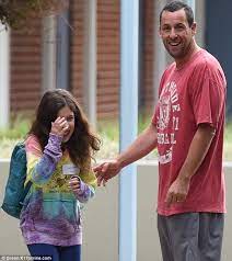 Adam Sandler Shows Off Slimmer Physique As He Amuses Daughters Sadie And Sunny Daily Mail Online
