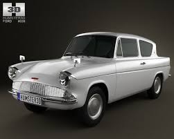 Ford Anglia 105e 2 Door Saloon 1967 3d Model Ford Anglia Ford Classic Cars Ford