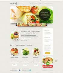 Cooking Website Template 40597 Food Web Design Food Cooking