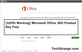The basic response is that an official license is used to unlock it to use all its functionality. 100 Working Microsoft Office 365 Product Key Free Tech Strange