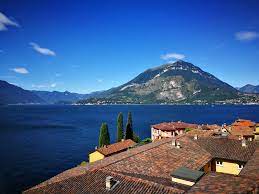 The house is located in a lovely medieval italian borgo. Italian Lake View From Old Italian House Terrace In Italian Town Pics