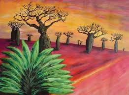 Madagascar Baobab And Traveller Tree Art Art Google Africa