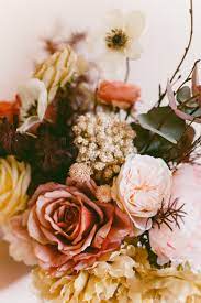 Dark & moody bridal party flowers. Make Your Own Woodsy Wild Bouquet Inspired By Autumn Ruffled