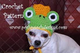 Instant Download Crochet Pattern Dog Frog Costume Small Dog Sweater And Hat 2 20 Lbs Small Dog Sweaters Dog Beanie Pattern Dog Beanie