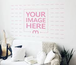 If You Don T Have Small Children Who Scribble On The Wall Then You Might Actually Want To Decorate It With Something Beaut Logo Wall Wall Logo Large Wall Decor
