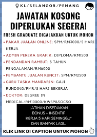 Berhubung artikel ini ditujukan untuk para fresh graduate , maka hipwee sukses beri contoh cv fresh graduate tanpa pengalaman bahasa inggris. Jawatan Kosong Kemasukan Segera Fresh Maukerja Malaysia Facebook