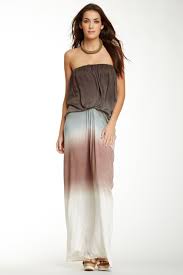 Yfb By Young Fabulous Broke Gautier Strapless Ombre Maxi Dress Hautelook Ombre Maxi Dress Young Fabulous And Broke Dresses