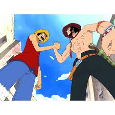 Polyvore Ace And Luffy Monkey D Luffy Anime