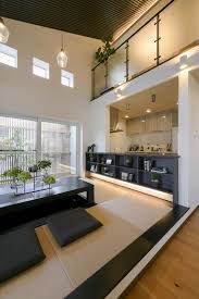 ダイニング 和室 掘り炬燵 吹き抜け エルクホームズ 岩国展示場 全館空調 和モダン インテリア リビング 和モダン 内装 一軒家 間取り おしゃれ