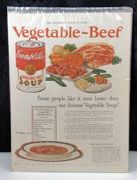 1927 Campbell S Vegetable Beef Soup Advertisement Saturday Evening Post Original By B Vegetable Beef Soup Easy Vegetable Beef Soup Homemade Vegetable Beef Soup