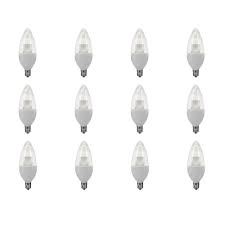 Tcp 25w Equivalent Soft White B11 Dimmable Led Light Bulb 12 Pack Ldct25w27k12 The Home Depot