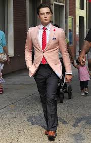 Want Your Man To Dress Like Chuck Bass Now He Can Thanks To J Press Urban Outfitters Chuck Bass Style Chuck Bass Vertical Striped Dress