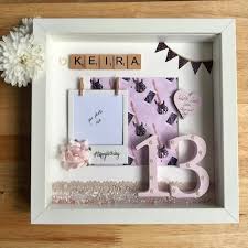 16th Birthday Birthday Gifts For Teenage Girls 13 Personalised Teenage Girls Birthday Box Frame Customised For You With Birthday Gir Birthday Presents For Girls Teenage Birthday Gifts Birthday Gifts For Girls