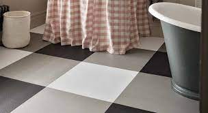Additionally, they also allow for a more creative aesthetic when compared to sheet vinyl. Black White Checkered Vinyl Flooring Harvey Maria