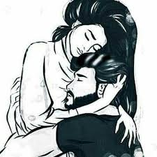 Couple Romantic Art Love Drawings Cute Couple Art