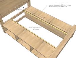 These diy bed frame ideas will help you build your project and save, all the while staying in style this year. Farmhouse Storage Bed With Drawers Queen Ana White