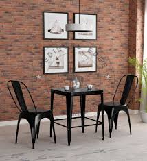 Black kitchen table and chairs set. Wooden Two Seater Dining Set Of Chair And Table In Black Color Buy Cheap Dining Chairs Set Of 2 Space Saving Dining Table And Chair Set Black Dining Table Set Two Seater Wooden