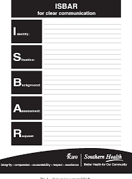 2.10 the clinical excellence commission (cec) recommends the use of isbar. The Best Isbar Images