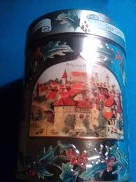Sorini christmas time tin 185g 7st nieuw. Christmas Cookie Musical Tin Lambertz Aachen German