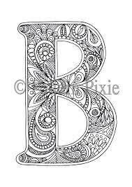 Each of the free adult coloring pages is downloaded as a pdf file which can then be printed straight from your browser or a pdf reader. Pin On Coloring Alphabets