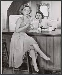 Barbara Baxley and Phyllis Love in the stage production Bus Stop