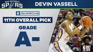 The expected lineups are then tweaked throughout the day of the game. San Antonio Spurs Select Devin Vassell With The 11th Overall Pick 2020 Nba Draft Cbs Sports Hq Searchbeat Com