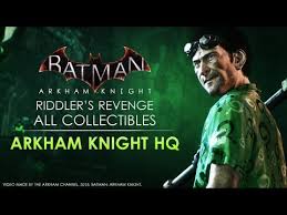 Maybe you would like to learn more about one of these? Batman Arkham Knight Riddler Trophies Arkham Knight Hq