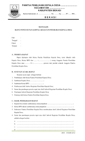 Check spelling or type a new query. Notulen Rapat Tentang Penyusunan Struktur Organisasi