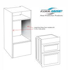 Is Your Hot Oven Damaging Your Kitchen Cabinetry Kool Wrap Heat Protection