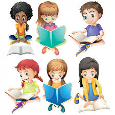 Colección de niños estudiando | Vector Premium