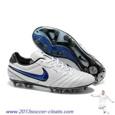 Cheap Nike Tiempo Super Ligera K Hg White Blue Black Football Boots Nike Soccer Shoes Nike Shoes Cheap Nike Shoe Factory