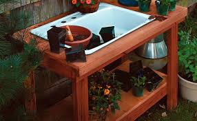 12 Potting Bench Plans Which Are Easy Peasy And Really Fun