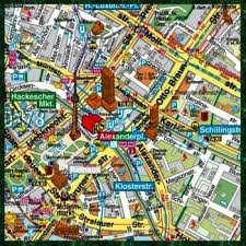 Berlin Tourist Map 49 Pieces Mapa Turistico Mapas De Viaje Guia Turistico