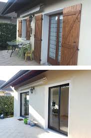 Remplacer fenetre par porte fenetre. Avant Apres Creation De Fenetre Et Modification Porte Fenetre Dans Une Maion A Metz Tessy