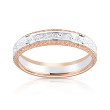 Hollywood collection bague couleur or cristal rose t 54 ginger rogers bijou. Alliances Or Rose Mariage Alliance Or Maty