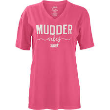 Official Tough Mudder Womens Mudder Vibes Vneck Tough