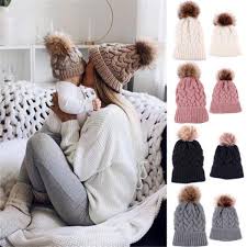 Oct 26, 2020 · knit a 5 inch swath using a basic knit stitch. Buy Winter Warm Knit Hat Family Crochet Fur Beanie Ski Cap Women Knitted Beanies With Plush Ball At Affordable Prices Free Shipping Real Reviews With Photos Joom