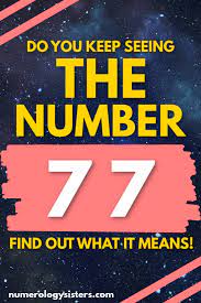 77 Angel Number Meaning Why Do You Keep Seeing The Number 77 Seeing The Number 77 Is A Message From Your Angel Number Meanings Number Meanings Angel Numbers