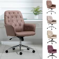 My arm sits very comfortably by my side instead of extended or. Computer Chair With Arms Modern Tufted Home Dining Room Ebay