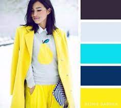 Gris Celeste Azul Amarillo Combinacion Colores Ropa Como Combinar Colores Ropa Combinar Colores Ropa