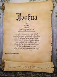 Joshua First Name Meaning Art Print Name Meaning Art Scroll Art Print 8x10 Home Decor Father 39 S Day Names With Meaning First Name Meaning Ethan Name Meaning