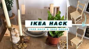 Easy Diy Ikea Ivar Chair Hack With Ingo Table Decor Ikea Diy Ikea Dining Chair Ikea Ivar
