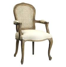 Amazon Com Lyon French Country Cane Back Linen Dining Arm Chair Cane Dining Chairs Dining Arm Chair Dining Chairs