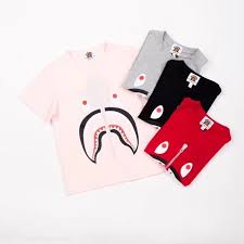 A bathing ape bape 1st green camo mask brand new 100% authentic. A Bathing Ape Bape Kids Baby Milo Shark Tee T Shirt Girls Boys T Shirts Tops Shopee Malaysia