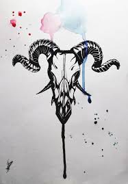 32 Inspiring Goat Tattoo Designs Goat Skull Skull Tattoos Skull Tattoo Design