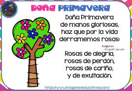 Poesias Infantiles De La Primavera Poesias Infantiles Poesia De La Primavera Poesia Para Ninos